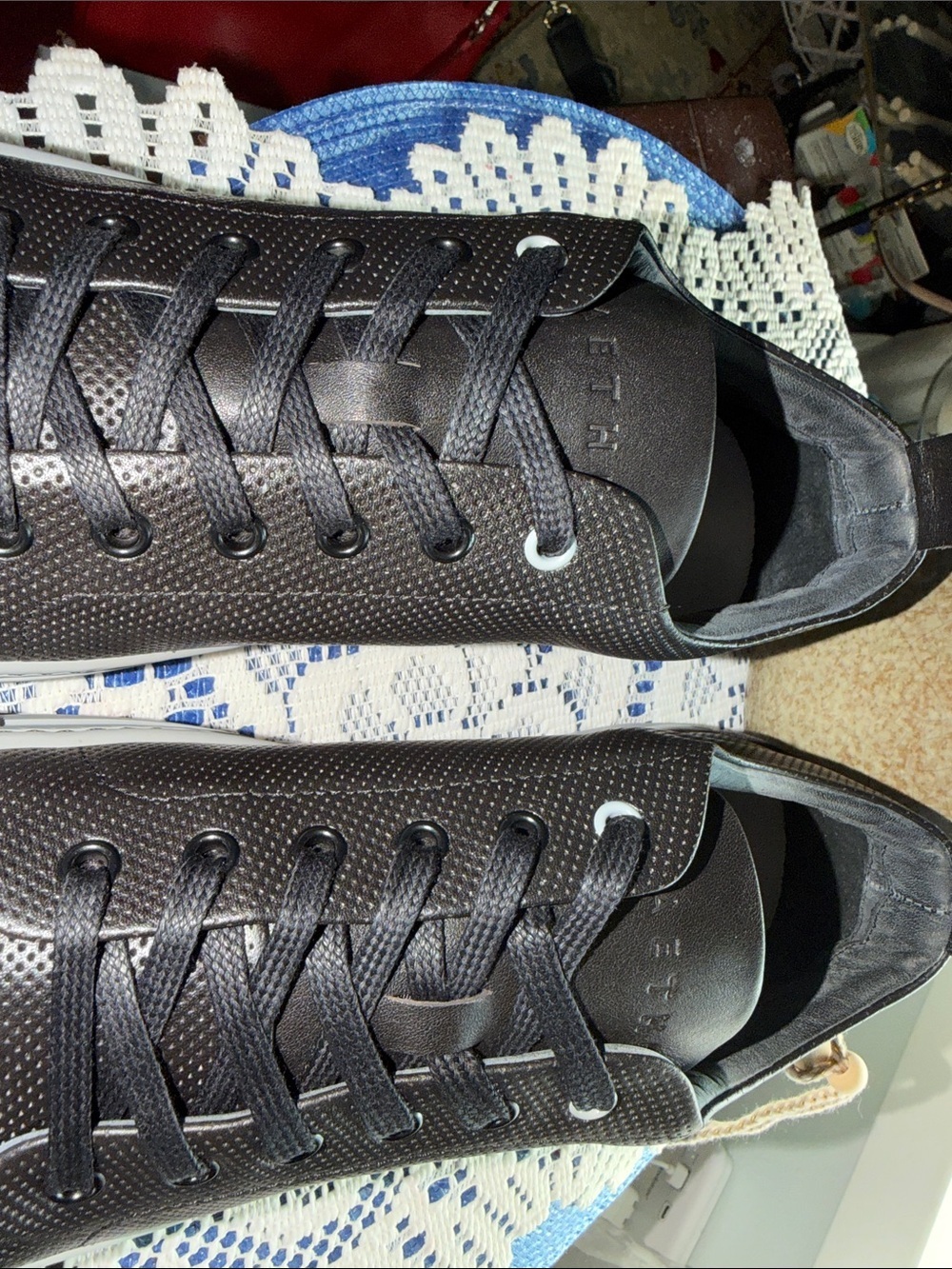 AETHER Genesis Leather Sneakers Men's US 10.5 EU 43 NWT Box Dust Bag - Picture 4 of 11